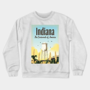 Indiana The Crossroads of America Crewneck Sweatshirt